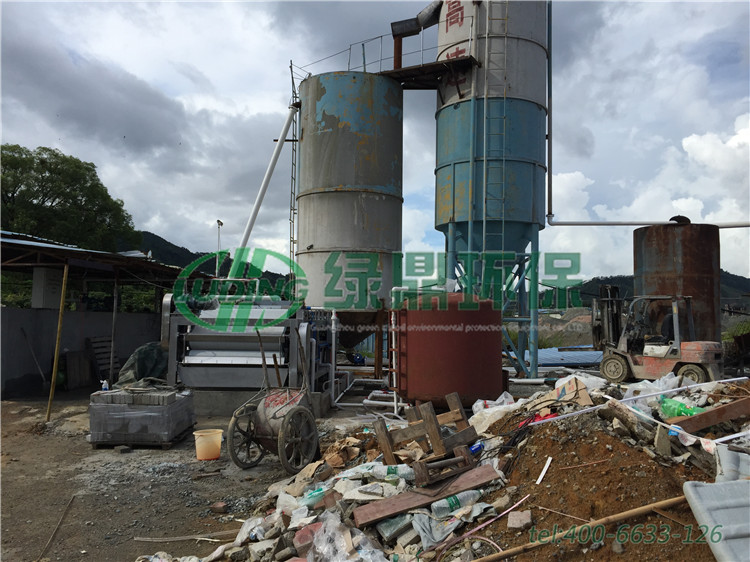 惠州矿场矿山污泥用的带式压滤机使用现场 4