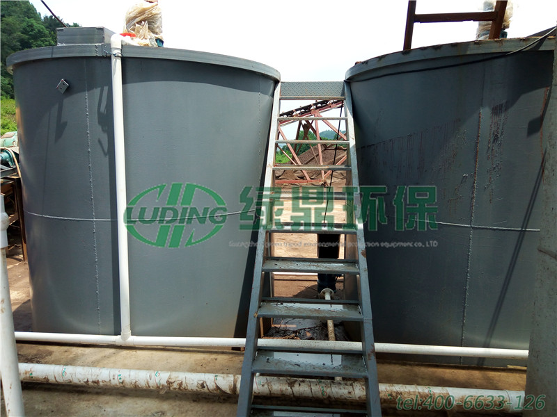 湖南湘潭磷矿厂带式压滤机处理泥浆工程案例 4