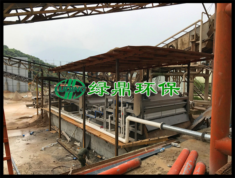 洗砂厂带式压滤机处理案例(漳州) 2
