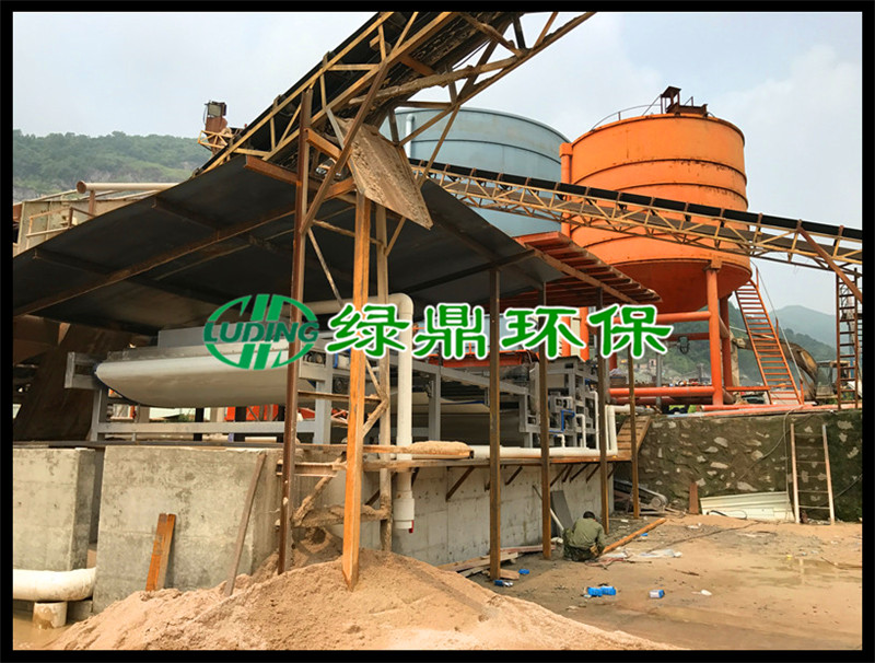 洗砂厂带式压滤机处理案例(漳州) 1